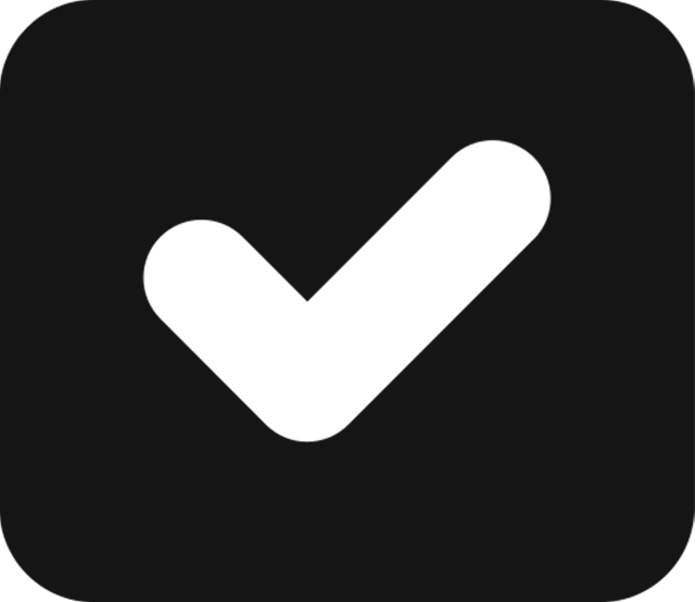 Checkmark Icon, About Us Page