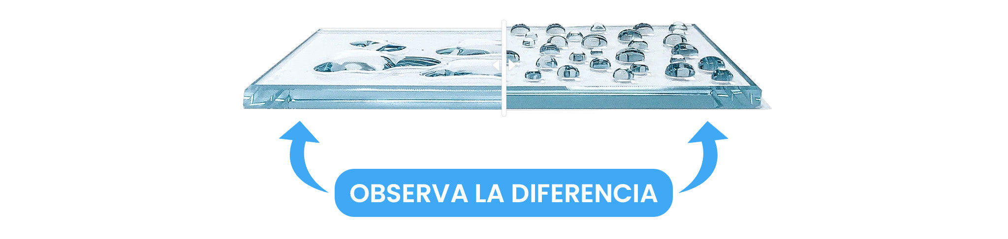 Nasiol Homeshine Glass Coating Difference Banner, Spanish